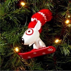 🎄Target Bullseye 2023 Collectible Ornament Snowboarder